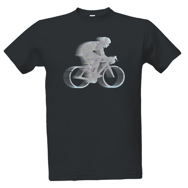 Tričko s potiskem army white biker
