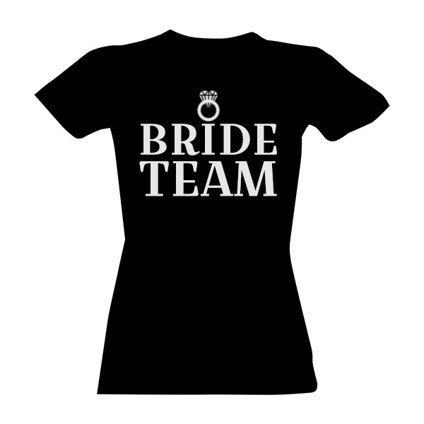 Tričko s potiskem bride team