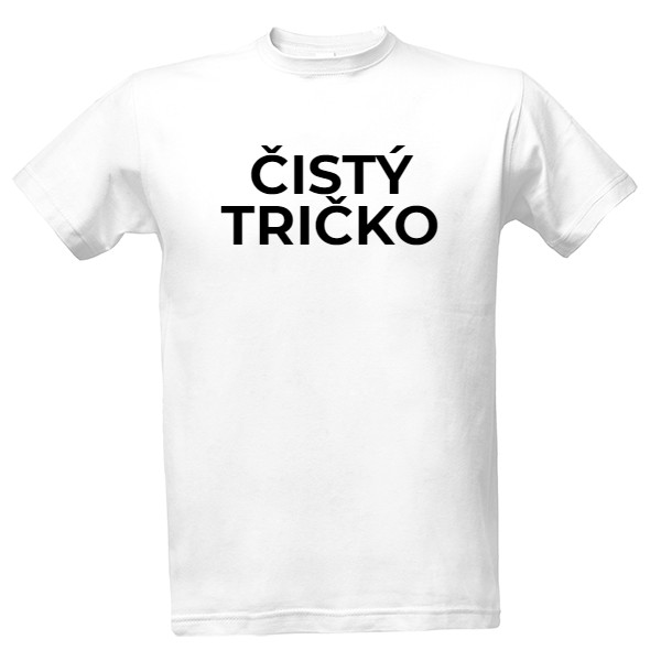 Tričko s potiskem čistý tričko