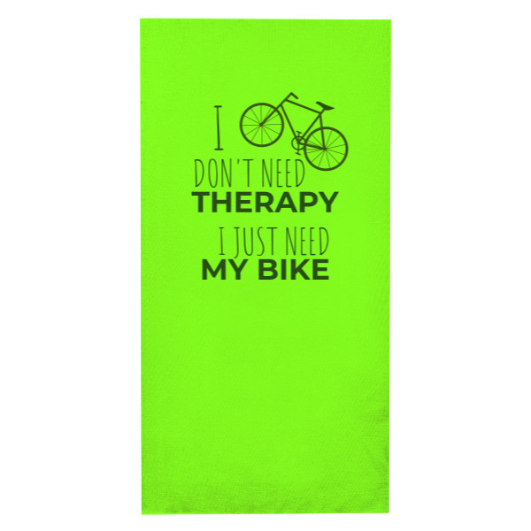 Nákrčník/bandana s potiskem I don't need therapy. I just need my bike.