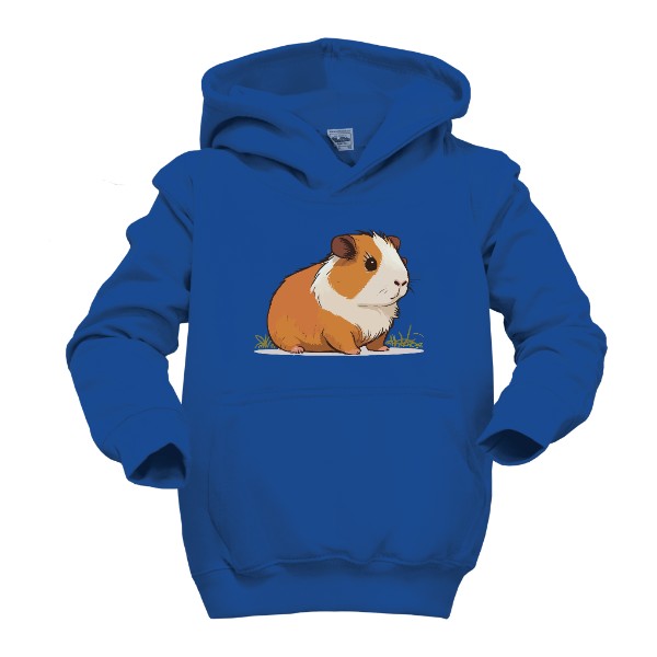 Dětská mikina s kapucí s potiskem Morčátko