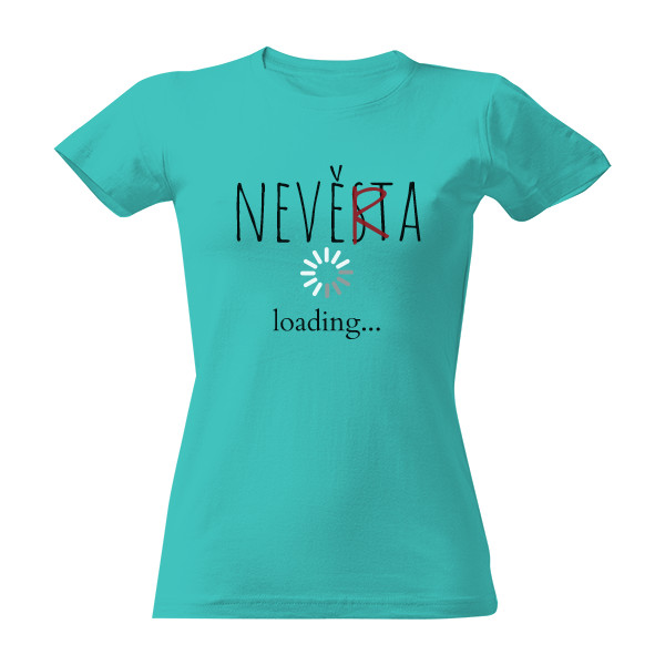 Tričko s potiskem nevěsta-nevěra loading