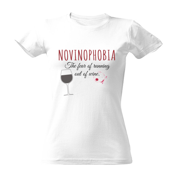 Tričko s potiskem novinophobia