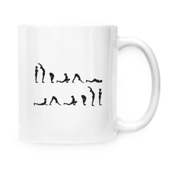 Hrnek malý bílý s potiskem pozdrav slunci - hrnek