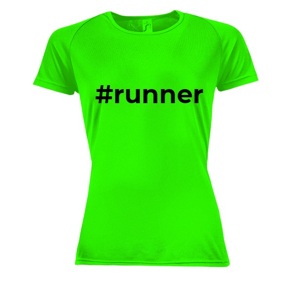 Dámské funkční tričko s potiskem runner