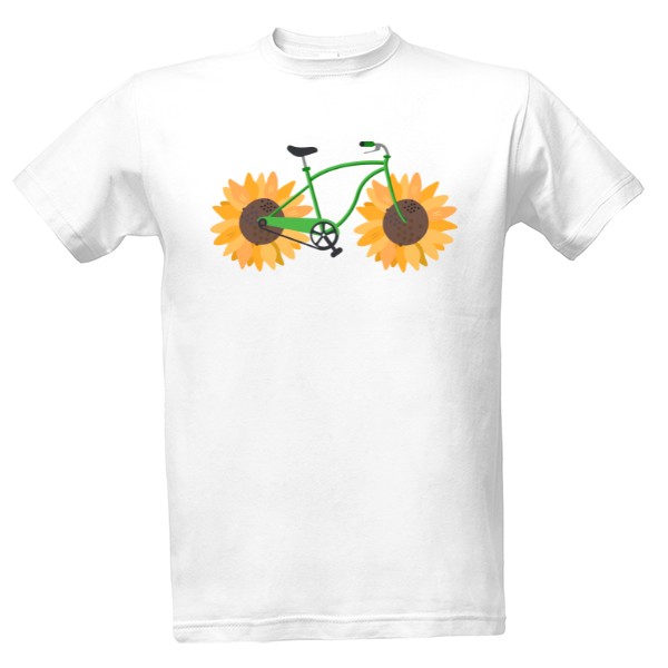 Tričko s potiskem sunflower bike