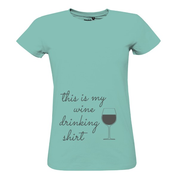 Tričko s potiskem this is my wine drinking shirt