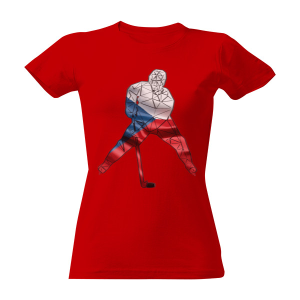 Tričko s potiskem všichni fandí hokeji